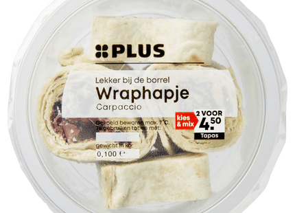 Wrap snack Carpaccio