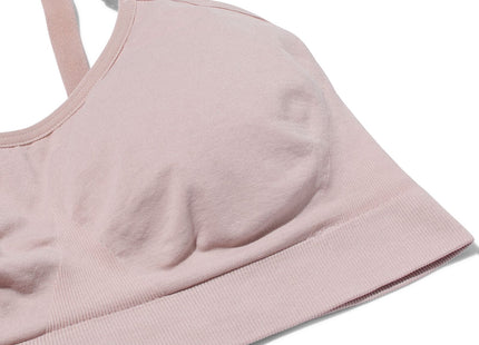 Nursing bra seamless micro beige