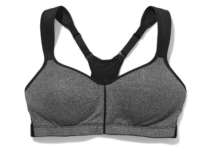 preformed sports bra medium support gray melange