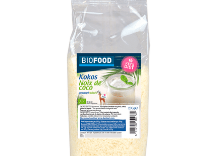 Biofood Grated coconut organic