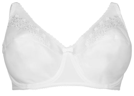 non-padded bra with underwire white