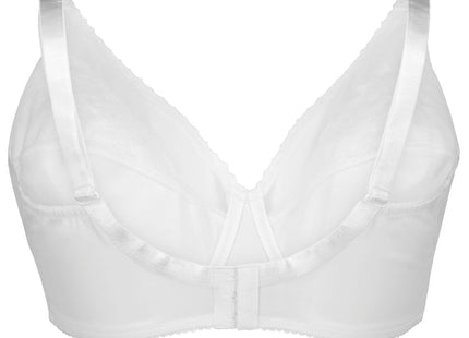 non-padded bra with underwire white