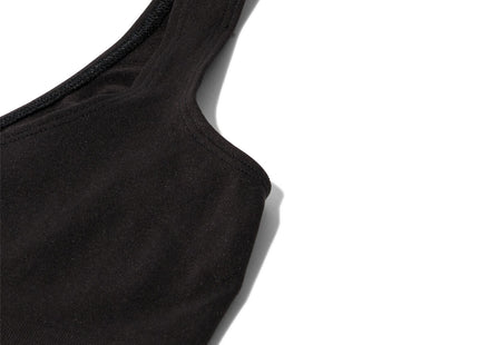 non-preformed top without underwire black