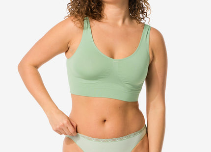 seamless top medium green