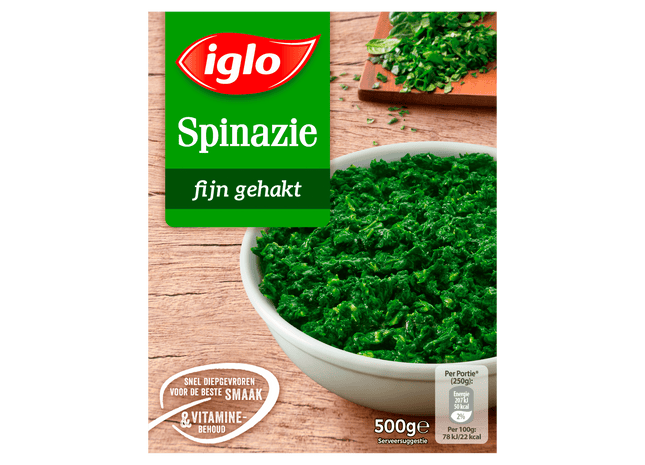 Iglo Spinazie fijn gehakt