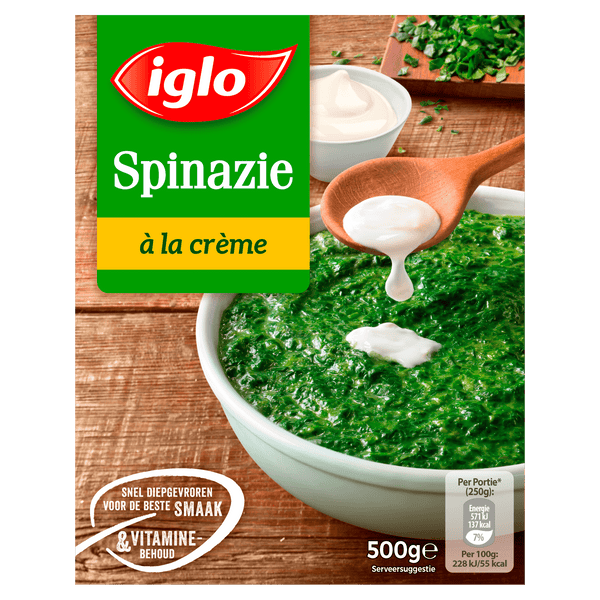 Iglo Creamed Spinach