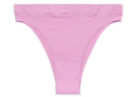 seamless ladies brazilian rib pink