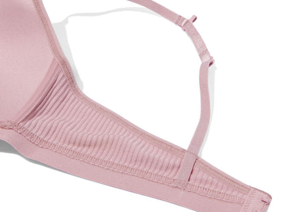 padded bra without underwire pink