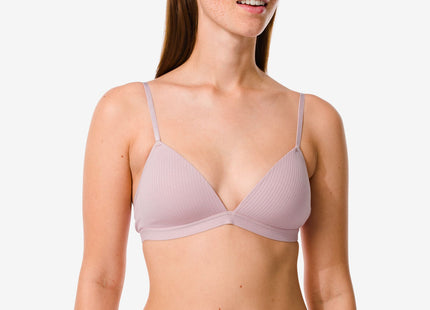 padded bra without underwire pink