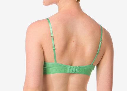 women's thong cotton everyday green