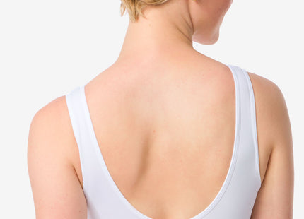 preformed top without underwire seamless white