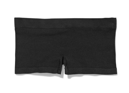 seamless women's shorts rib black