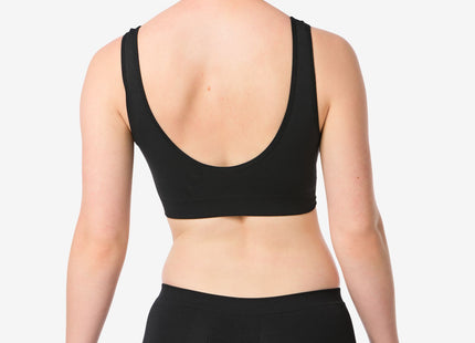 seamless women's shorts rib black