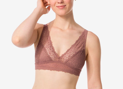 bralette lace light brown