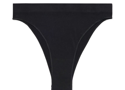 seamless women's brazilian rib black