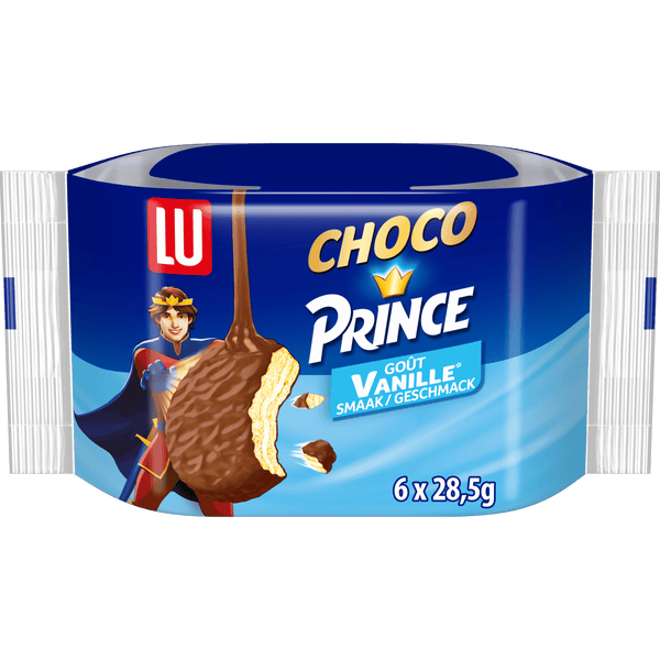 Lu Prince Choco cookies chocolate vanilla