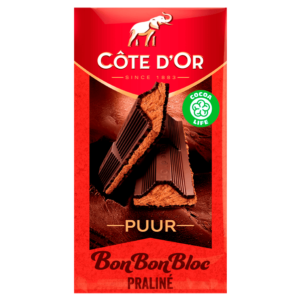 Côte d'Or BonBonBloc Praline Puur