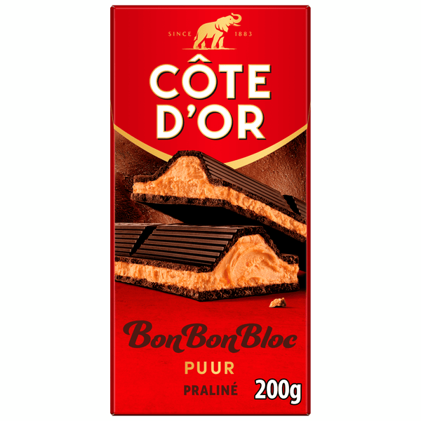 Côte d'Or BonBonBloc Praline Puur