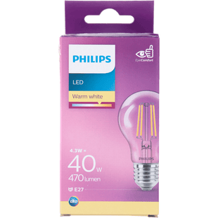 Philips LED-Glühbirne 40W E27-Box