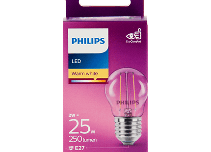 Philips LED filament ball 25W E27 box