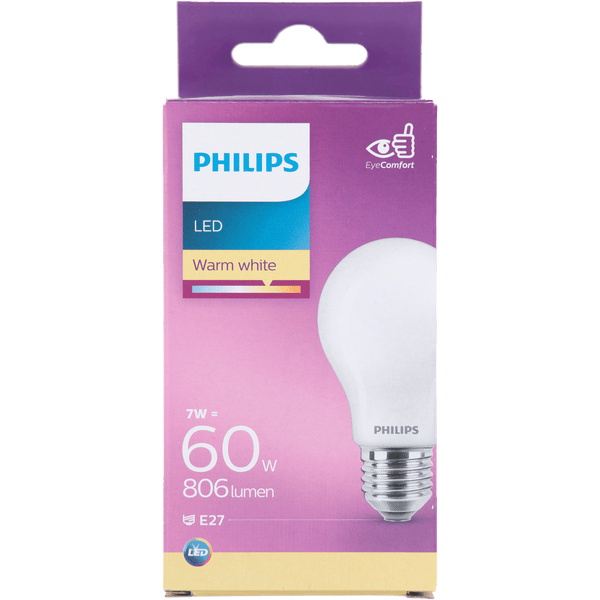 Philips LED-Glühbirne 60W E27
