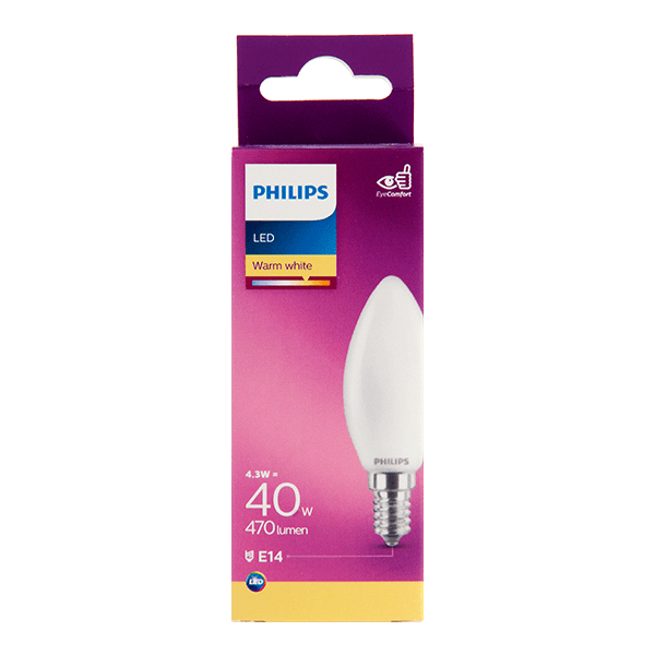 Philips LED candle 40W E14
