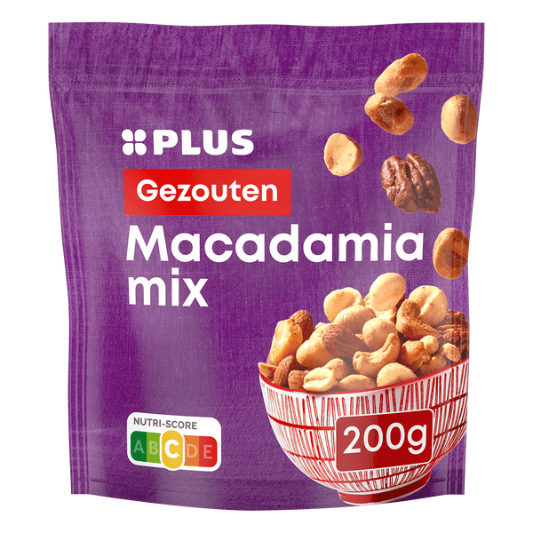 Macadamia-Mischung gesalzen geröstet