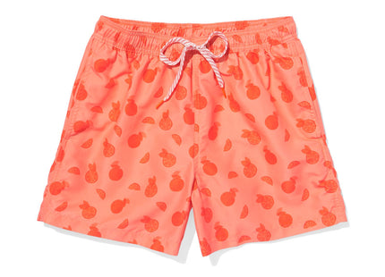 men's swimming trunks oranges coral