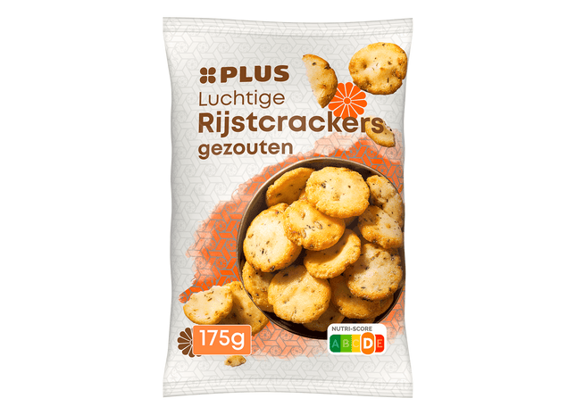 Luchtige rijstcrackers