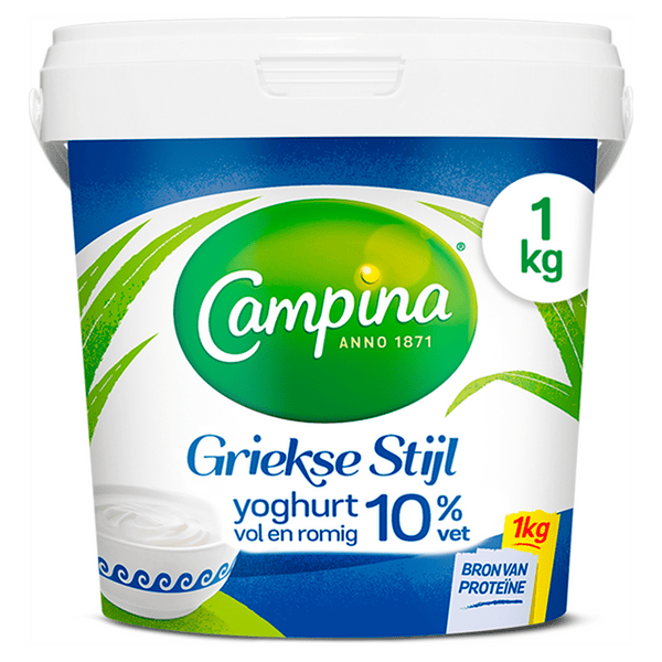 Campina Griekse stijl yoghurt 10% vet
