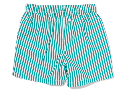 children's swim trunks stripes green