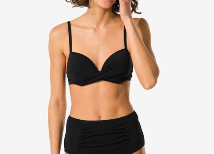 dames bikinibroekje control hoge taille zwart