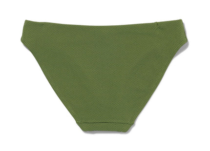 ladies bikini bottoms medium high waist army green