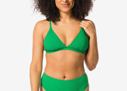 dames bikinibroekje hoge taille groen