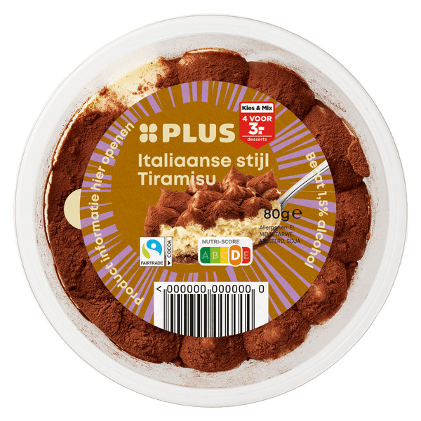 Italiaanse stijl Tiramisu