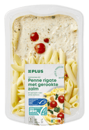 Penne rigate mit geräuchertem Lachs