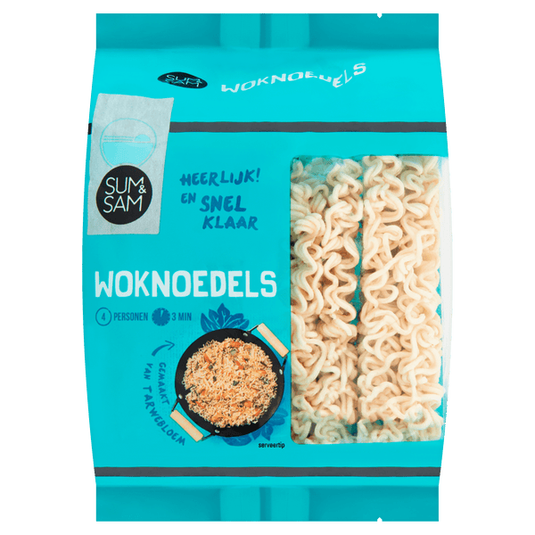 Sum en Sam Wok-Nudeln