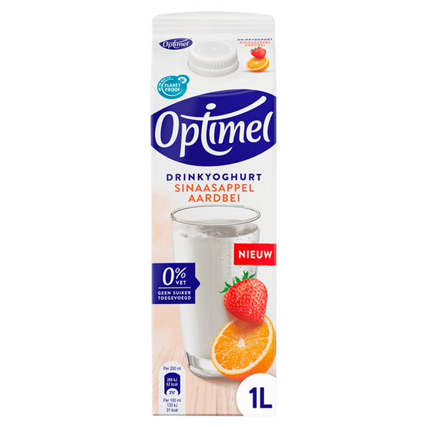 Optimel Drink Orange / Strawberry 0% fat