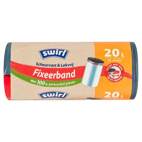 Swirl Pedaleimerbeutel Fixierband 20L