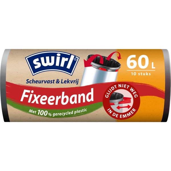 Swirl Pedal-Mülleimerbeutel Fixierband 60L
