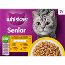Whiskas Senior Geflügel Huhn, Pute, Ente in Gelee