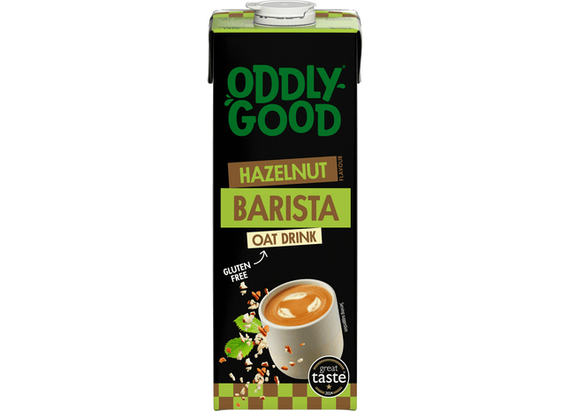 Oddlygood Barista hazelnut oat drink 1L