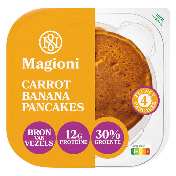 Magioni Carrot banana pancakes