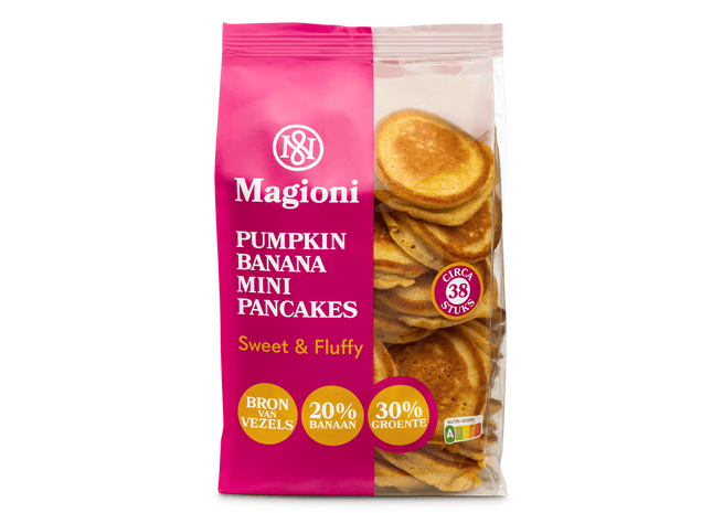 Magioni Pumpkin banana mini pancakes