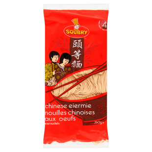 Saure chinesische Eiernudeln