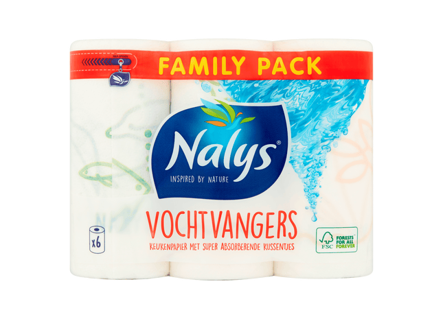NALYS Vochtvangers keukenpapier