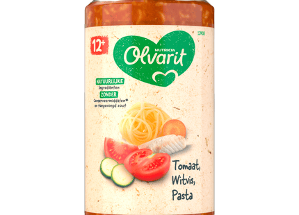 Olvarit 12+month Tomato Whitefish Paste