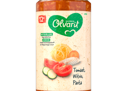 Olvarit 12+ Monate Tomaten-Felchenpaste