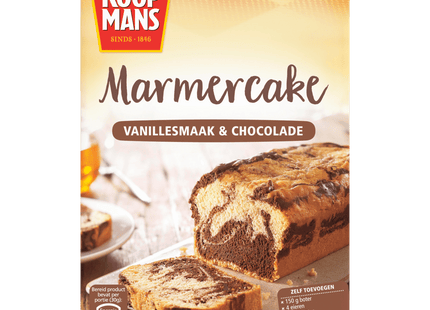 Koopmans Marmercake choco & vanillesmaak bakmix