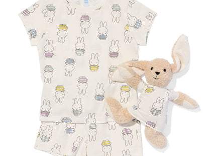 Miffy children's shorts in cotton stretch with off-white doll nightshirt